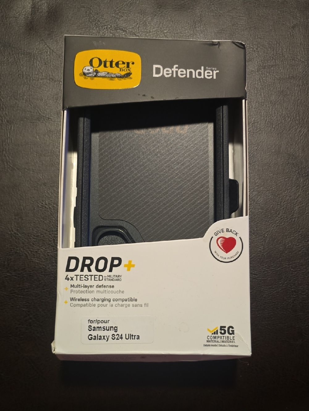 OtterBox Defender Series Case for Samsung Galaxy S24 Ultra - Black